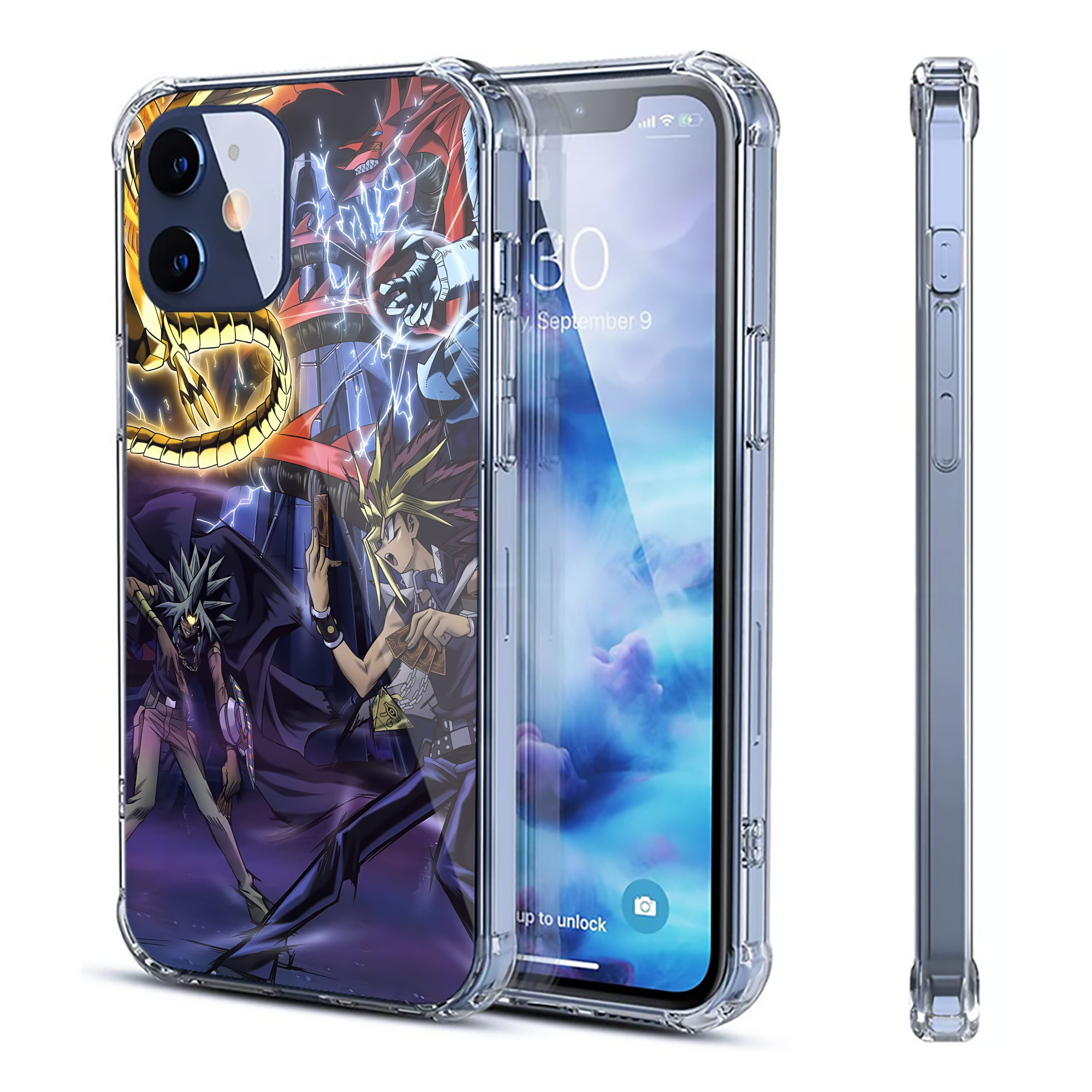 （画像用） 遊☆戯☆王 Yu-Gi-Oh! 【iPhone 12シリーズ対応】透明スマホケース（クリアソフトケース）